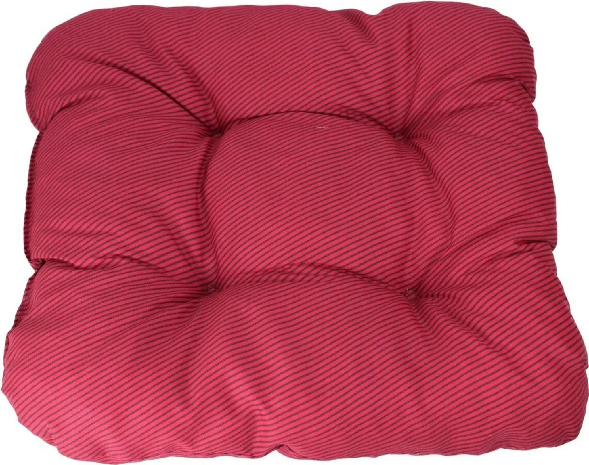 Marabella – Stuhlkissen 4-Punktesteppung 38×38 cm Bordeaux