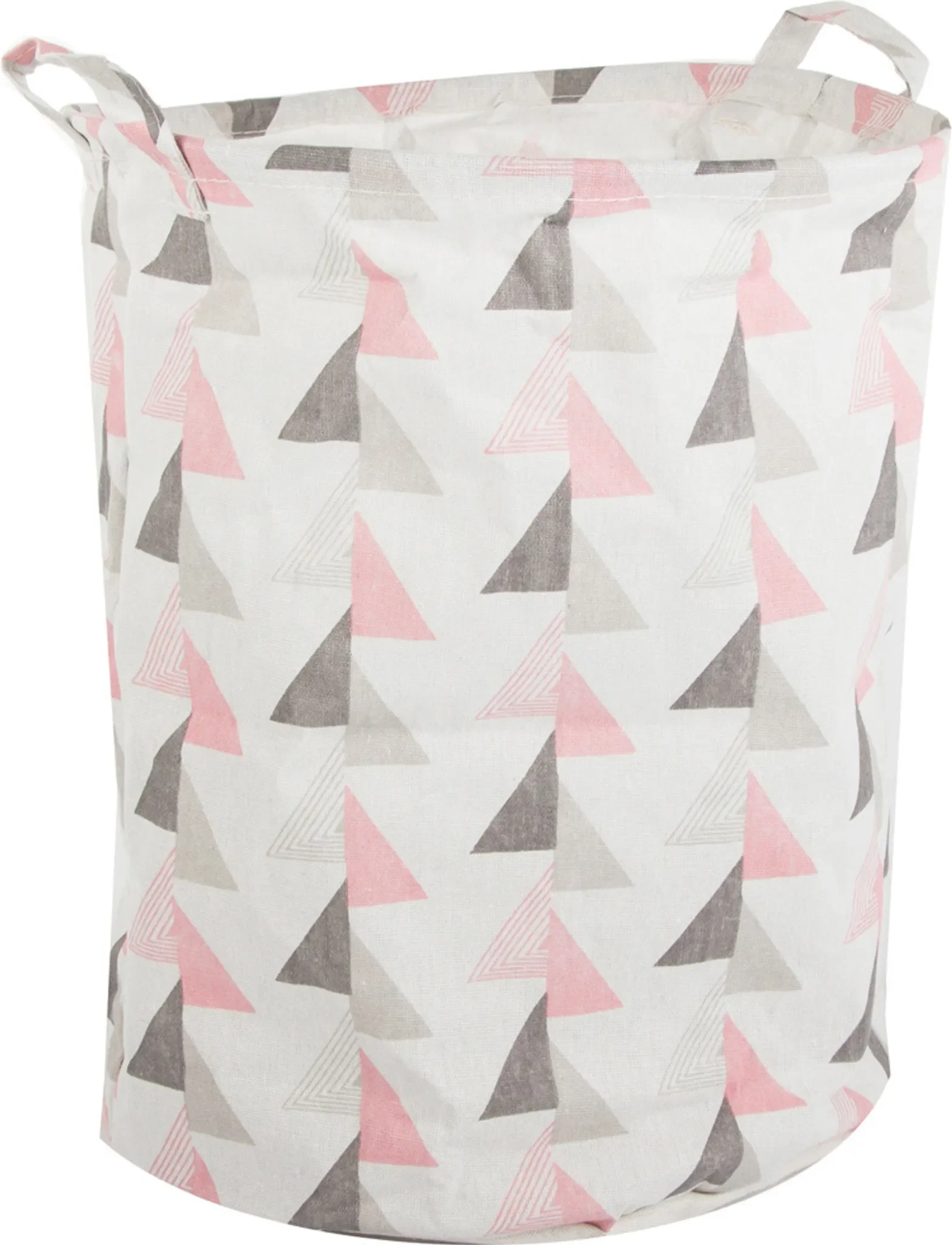 Verk – Faltkorb für Wäsche & Spielzeug, Rosa / Weiß