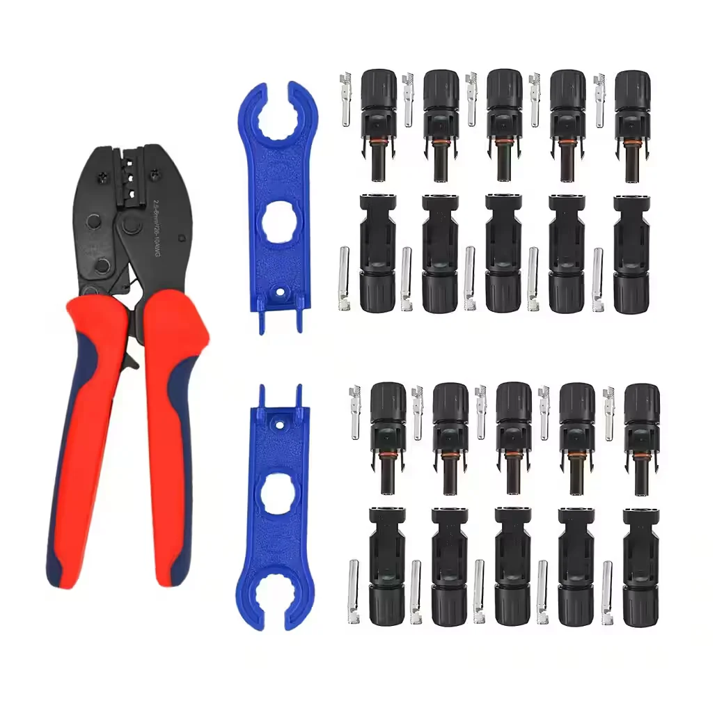 ARLI Photovoltaik Werkzeug Set Crimpzange 10x Solarstecker Schlüssel