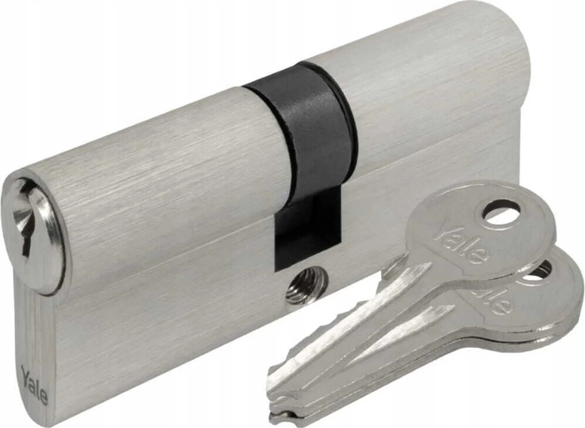 LOB – Satinierter Zylinderschloss-Einsatz 30/30 mm + 3 Schlüssel