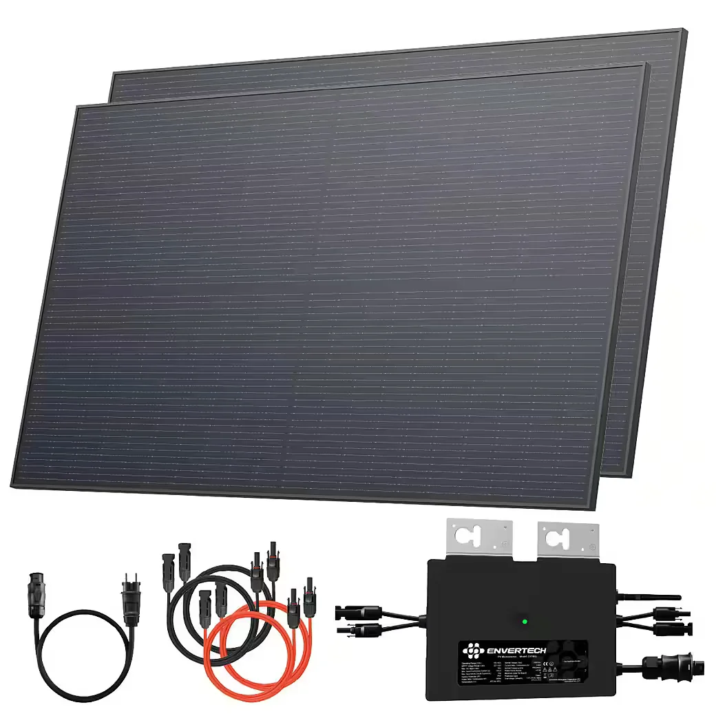 Envertech Balkonkraftwerk Komplettset 1000W Solar 800W Steckdose