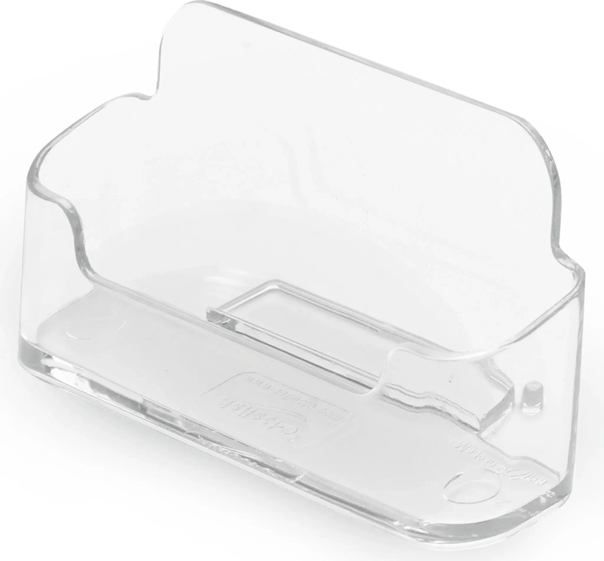 deflecto Visitenkartenhalter – 1 Fach, glasklar