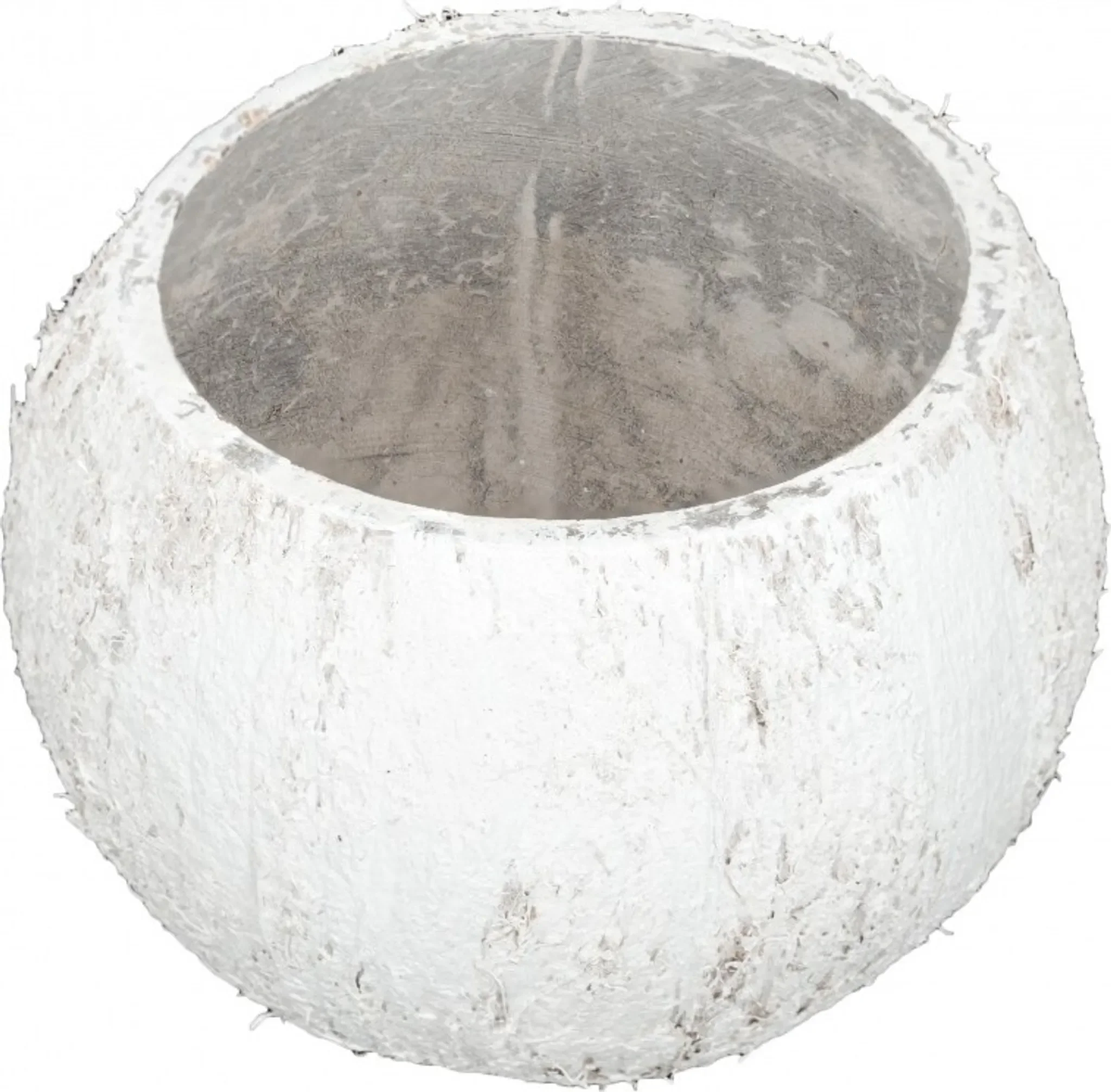 NaDeco – Kokos-Becher Weiß Ø 10–13 cm