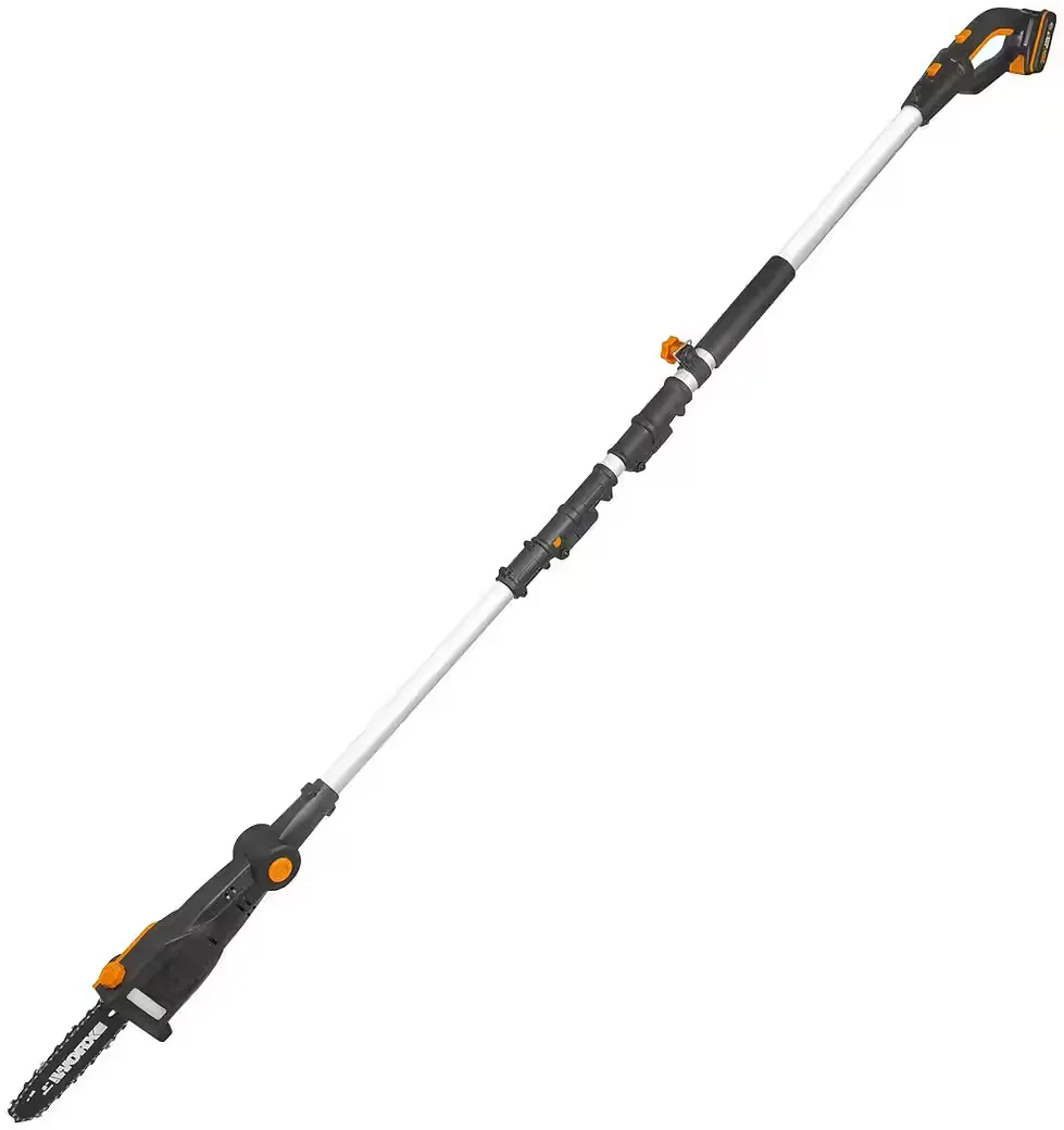 Akku Hochentaster 20V Astsäge, 20 cm Schwert, Teleskop bis 3,6 m