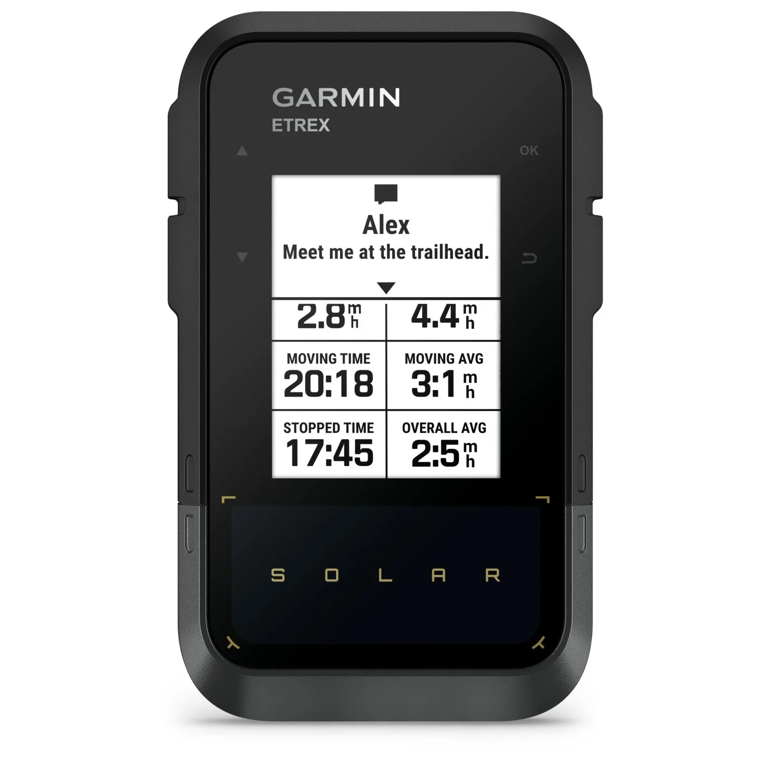Garmin Etrex Solar GPS Handgerät mit Solarladung Outdoor Navigation