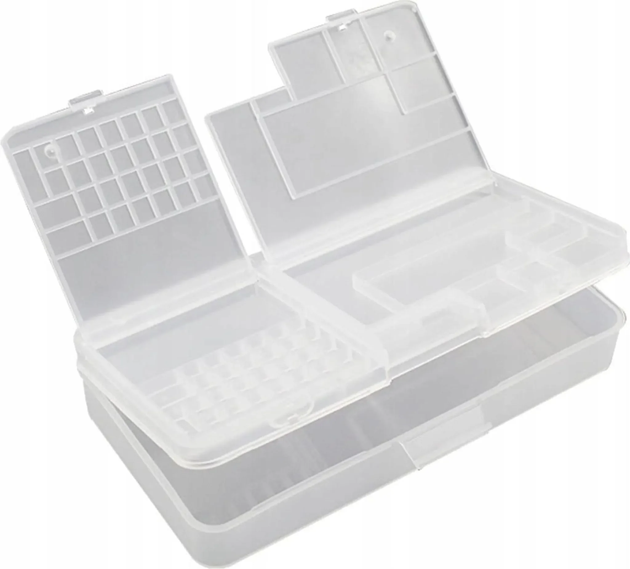 Rosfix – Universeller Organizer aus Kunststoff für Elektronik-Komponenten – 18,5×9,5×3,6 cm